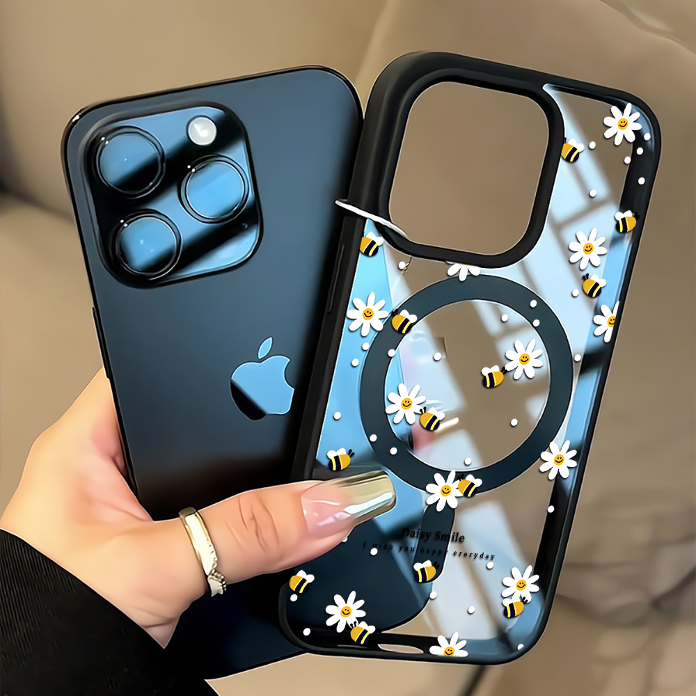 Phone Cases Drawing - Fresh Daisy Bee Phone Case For