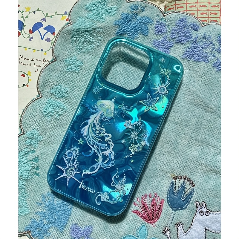Phone Cases Classy - Advanced Blue Jellyfish Starfish Luxury Phone