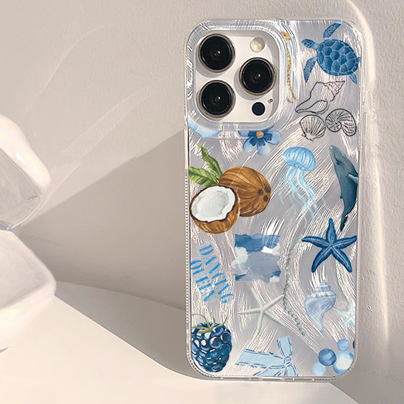 Phone Cases Blue - Blue Ocean Beach Shockproof Phone Case