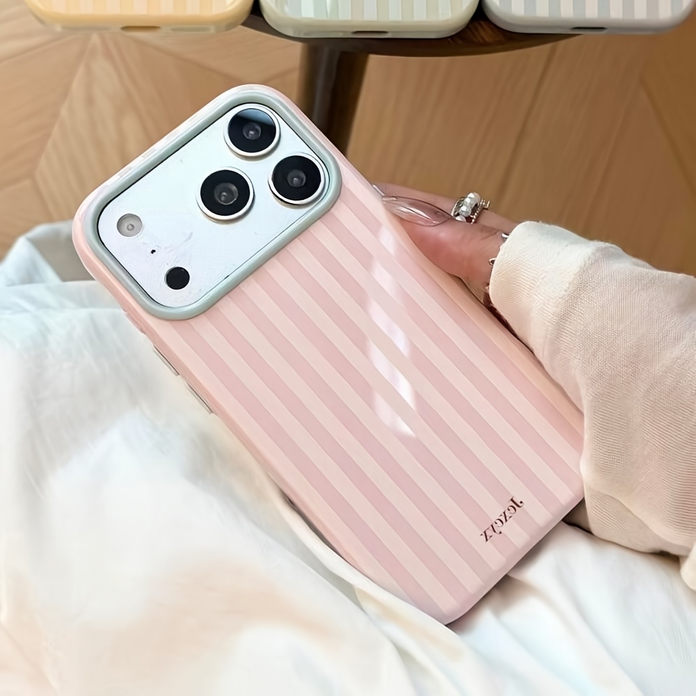 Phone Cases Drawing - Luxury Korean Fashion Stripes Candy Color