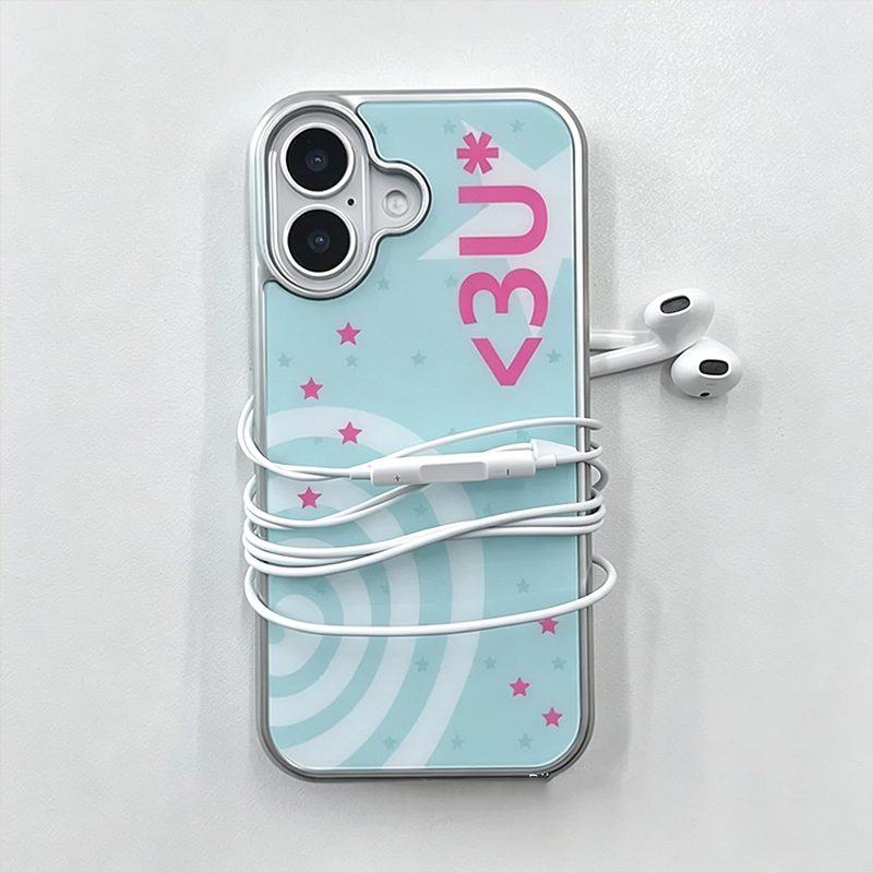 Phone Cases Blue - Y2K Creative Sweet Cool Mint Blue