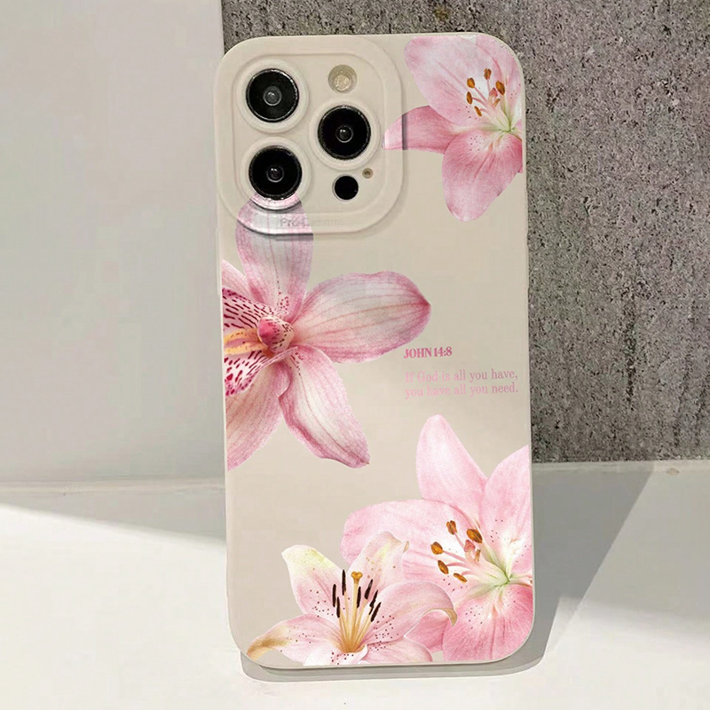 Blue Floral Painted Silicone I - đánh giá và giá Phone Cases Blue