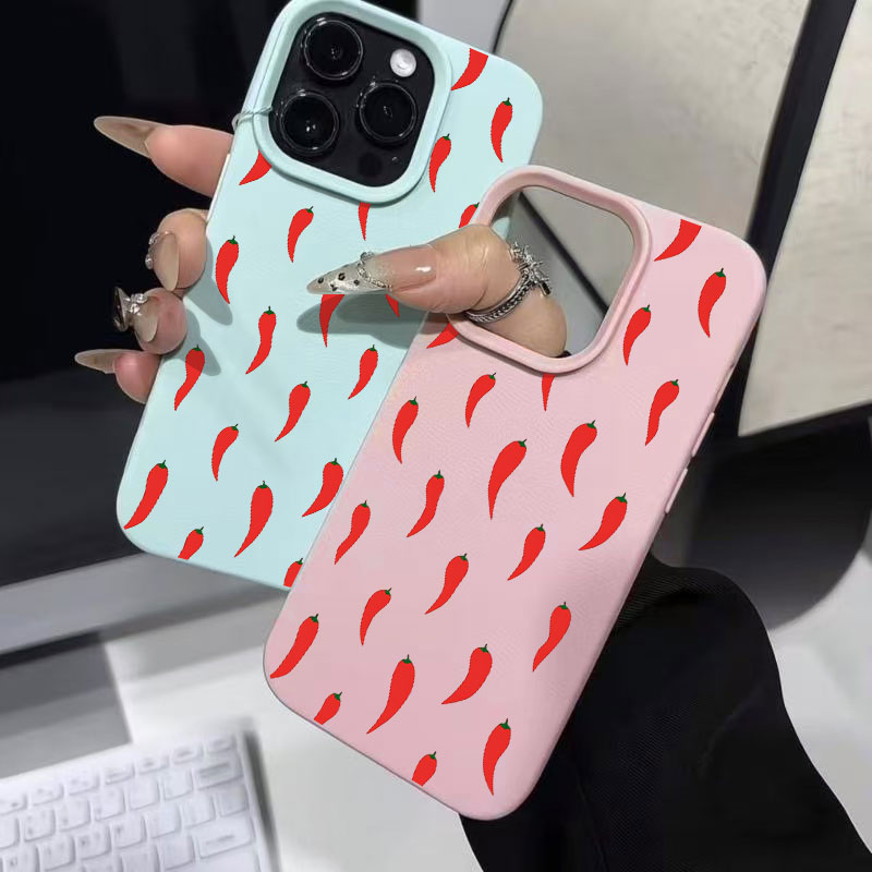 Red Pepper Printed Phone Case  - đánh giá và giá Phone Cases Red