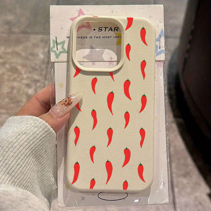 Red Pepper Printed Phone Case  - đánh giá và giá Phone Cases Red