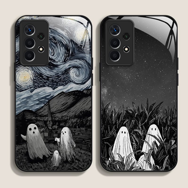 Funny Ghost Abstract Art Patte - đánh giá và giá Phone Cases Drawing