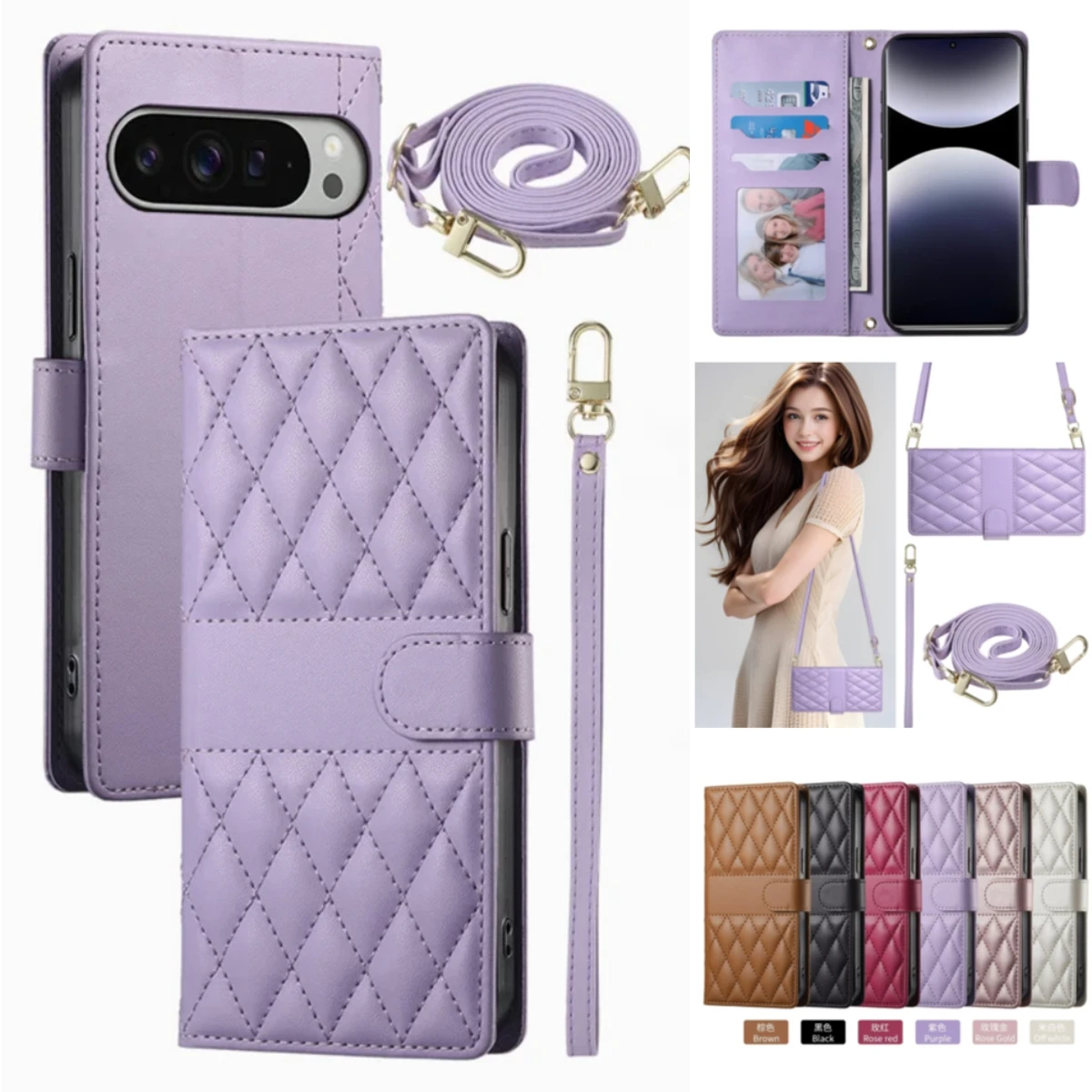 Long lanyard Flip Leather Case - đánh giá và giá Phone Cases Australia