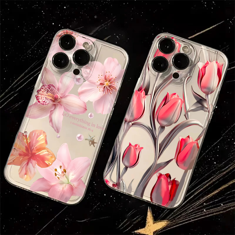 Silicone Lily Flower Phone Cas - đánh giá và giá Phone Cases Red