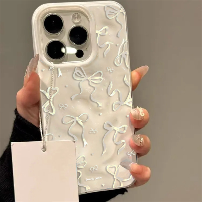 White Red Bow Pattern Phone Ca - đánh giá và giá Phone Cases Red