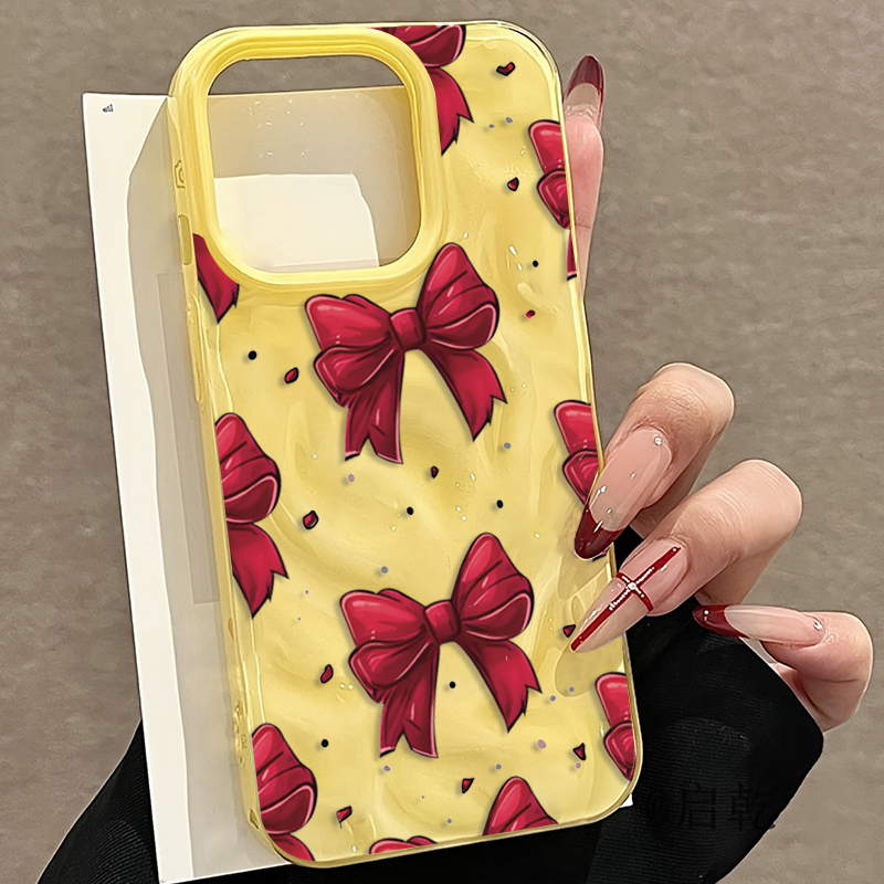 White Red Bow Pattern Phone Ca - đánh giá và giá Phone Cases Red