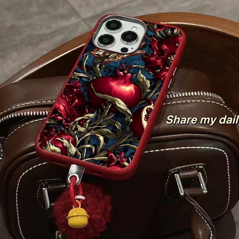 Vintage Pomegranate TPU Art Ph - đánh giá và giá Phone Cases Drawing