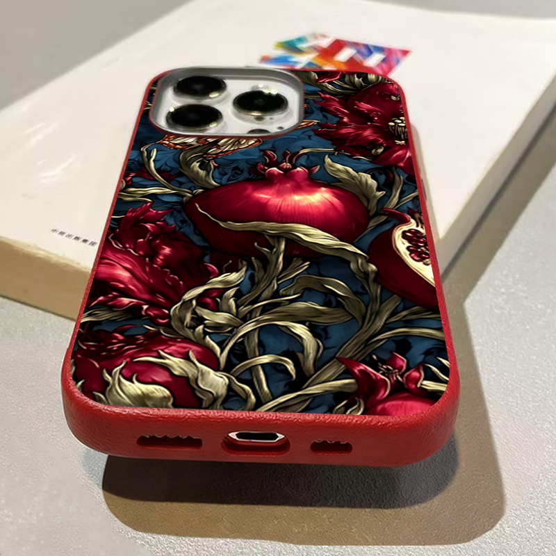 Vintage Pomegranate TPU Art Ph - đánh giá và giá Phone Cases Drawing