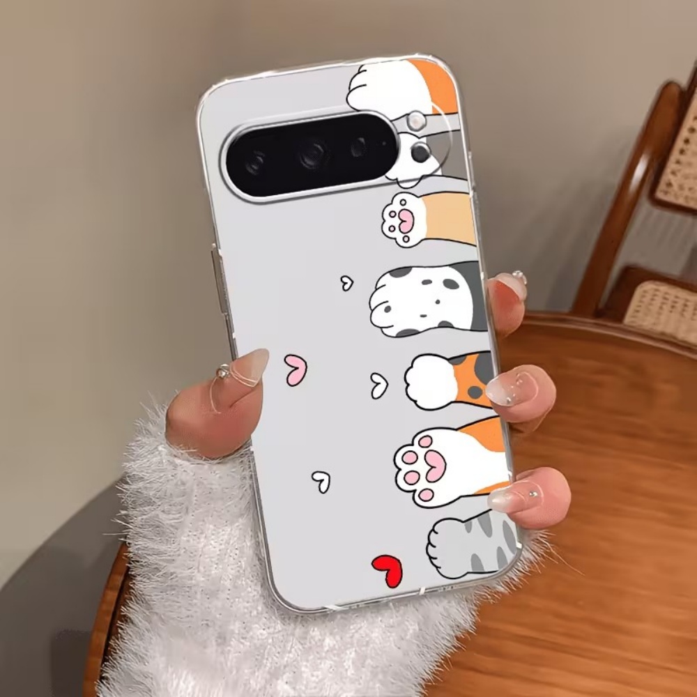 Cartoon Cat Paw Print Crystal  - đánh giá và giá Phone Cases Pixel 9A