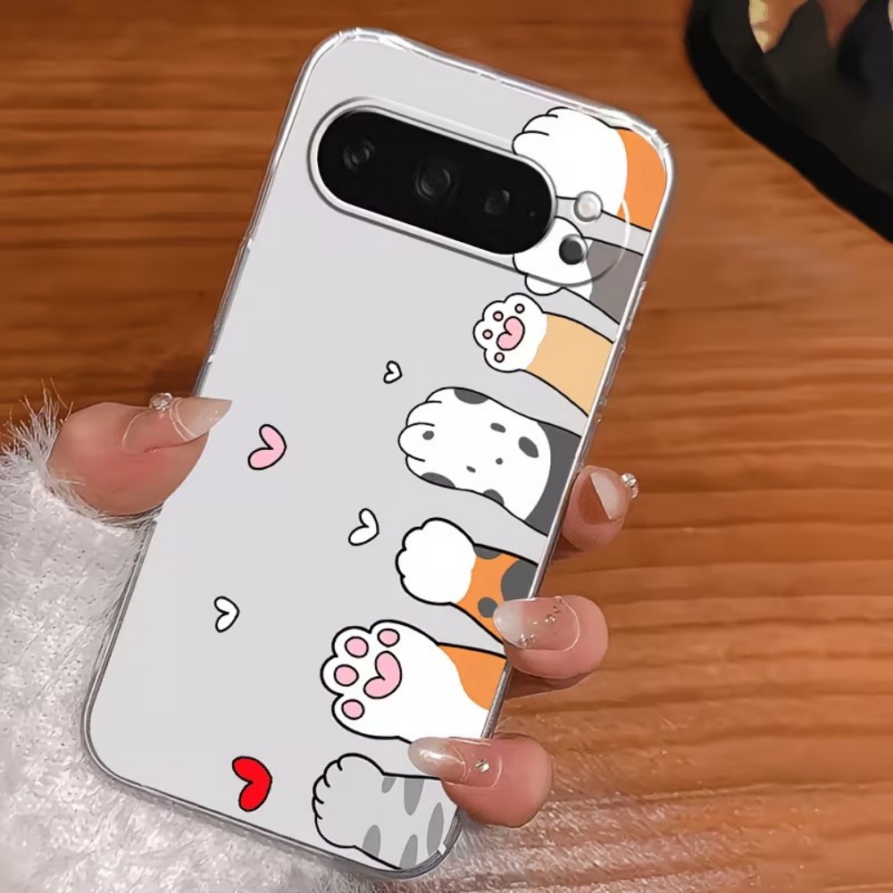 Cartoon Cat Paw Print Crystal  - đánh giá và giá Phone Cases Pixel 9A