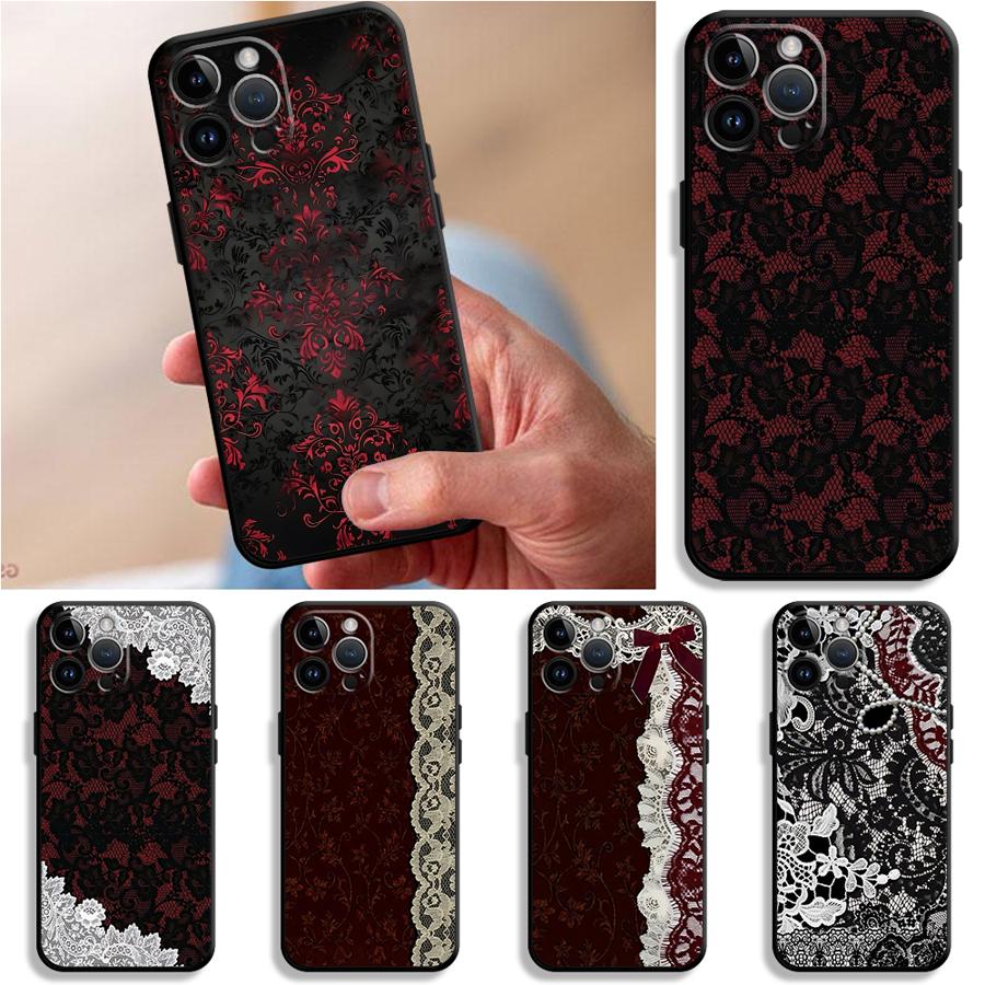Black And Red Sexy Lace Phone  - đánh giá và giá Phone Cases Red