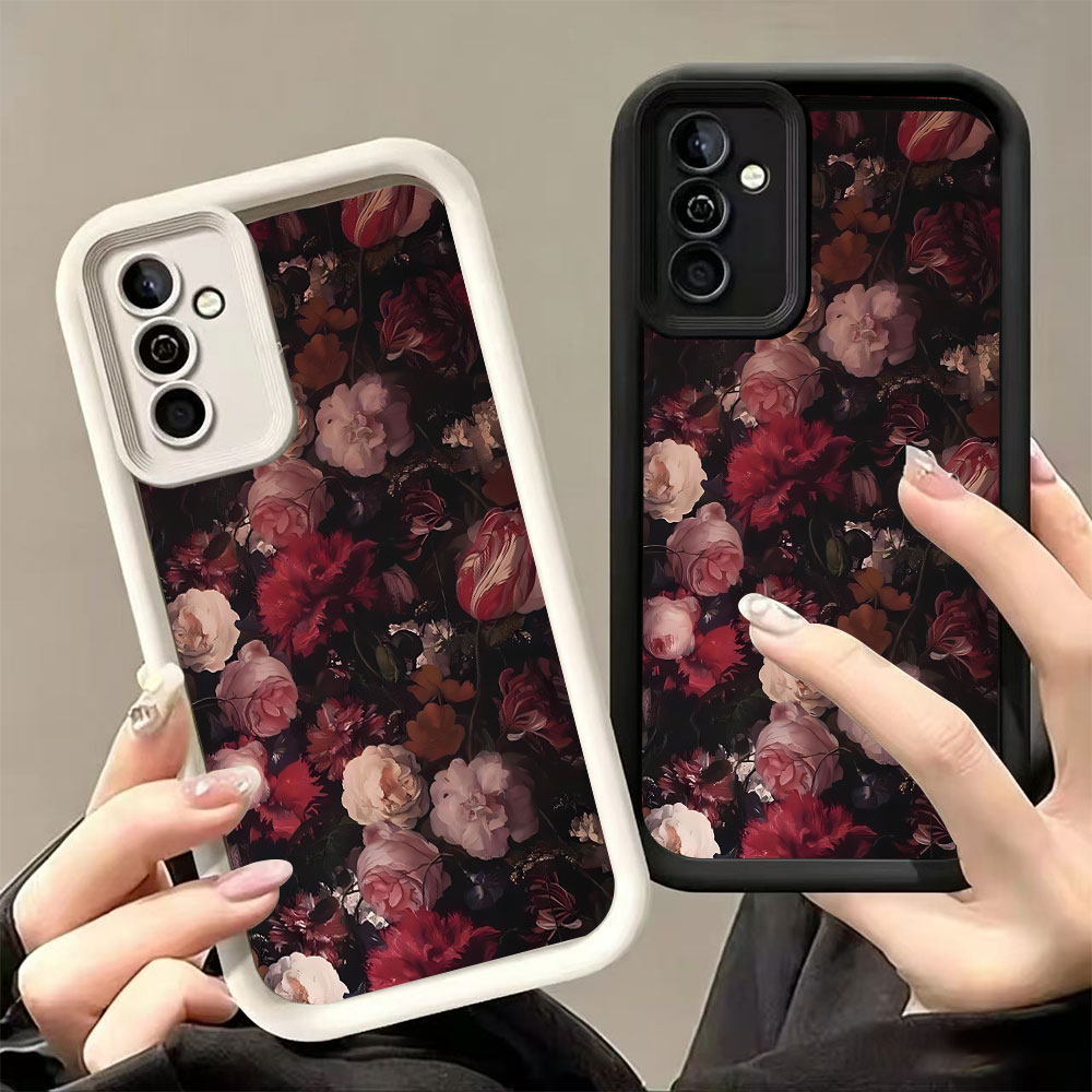 Wine Red Rose Pattern Phone Ca - đánh giá và giá Phone Cases Red