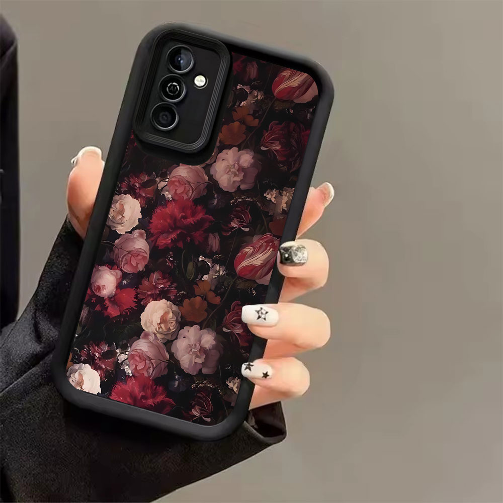 Wine Red Rose Pattern Phone Ca - đánh giá và giá Phone Cases Red