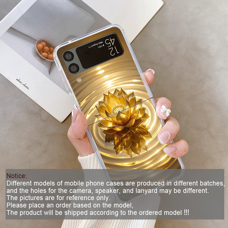 Creative Golden Lotus Flower P - đánh giá và giá Phone Cases Z Flip 7