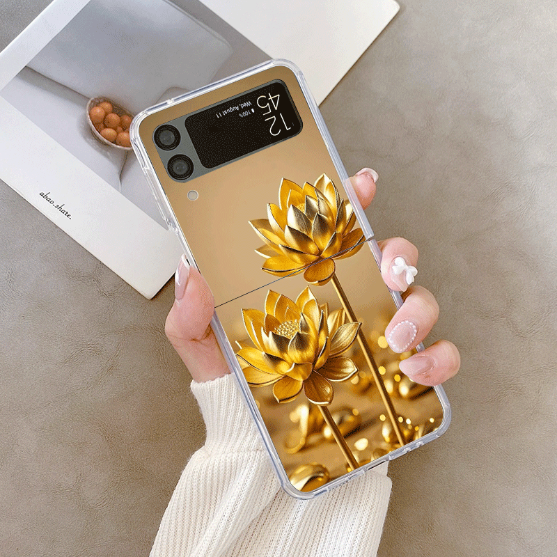 Creative Golden Lotus Flower P - đánh giá và giá Phone Cases Z Flip 7