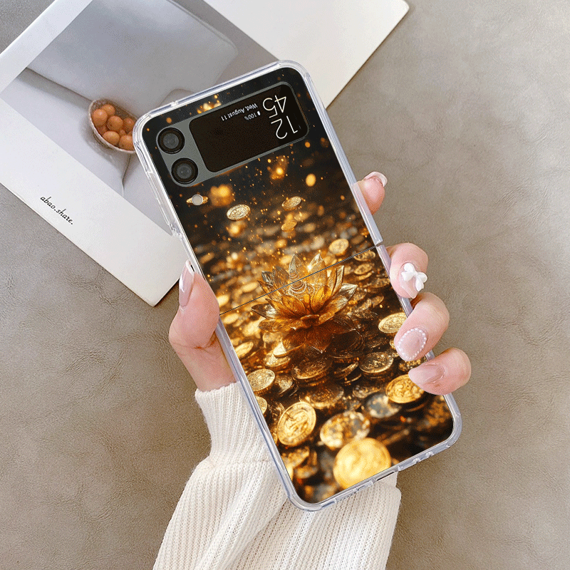 Creative Golden Lotus Flower P - đánh giá và giá Phone Cases Z Flip 7