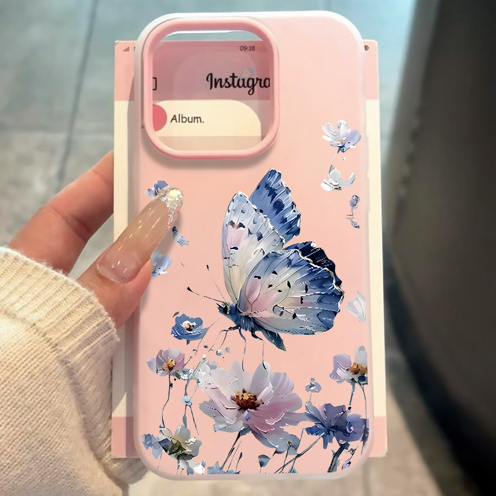 Watercolor Blue Purple Butterf - đánh giá và giá Phone Cases Blue