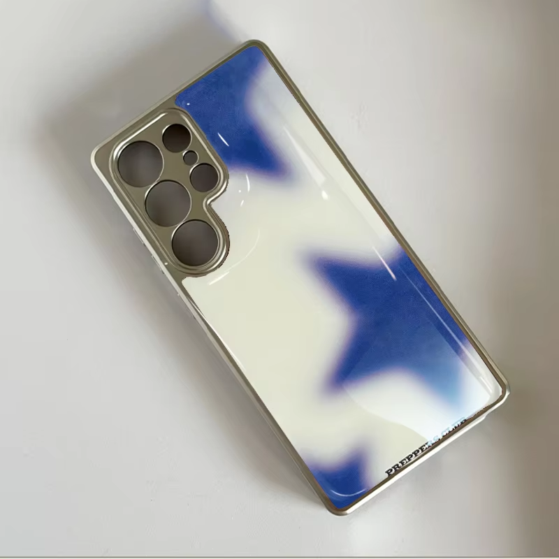 Korean Ins Blue star gradient  - đánh giá và giá Phone Cases Blue