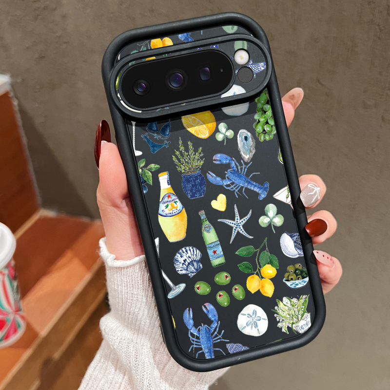 Ocean Whale Patterned TPU Phon - đánh giá và giá Phone Cases Pixel 9A