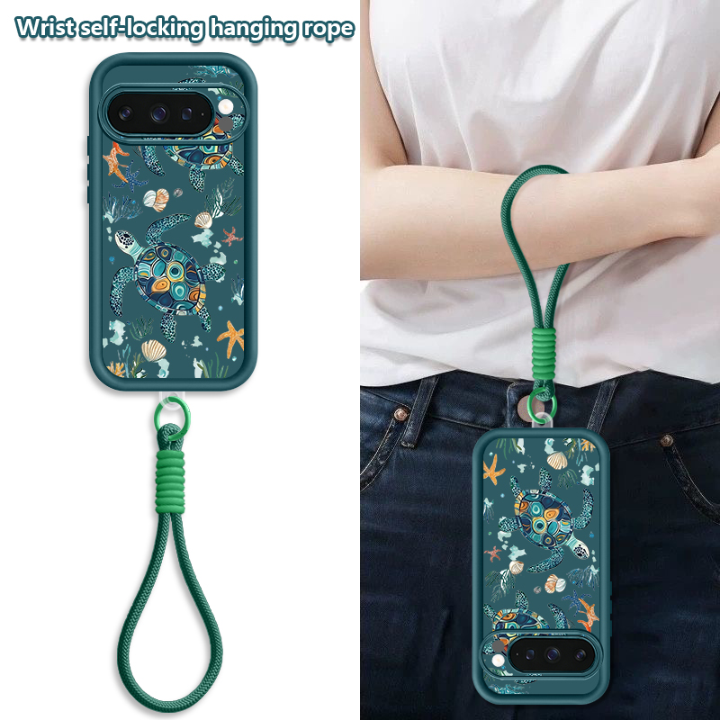 Shark Ocean Patterned TPU Phon - đánh giá và giá Phone Cases Pixel 9A