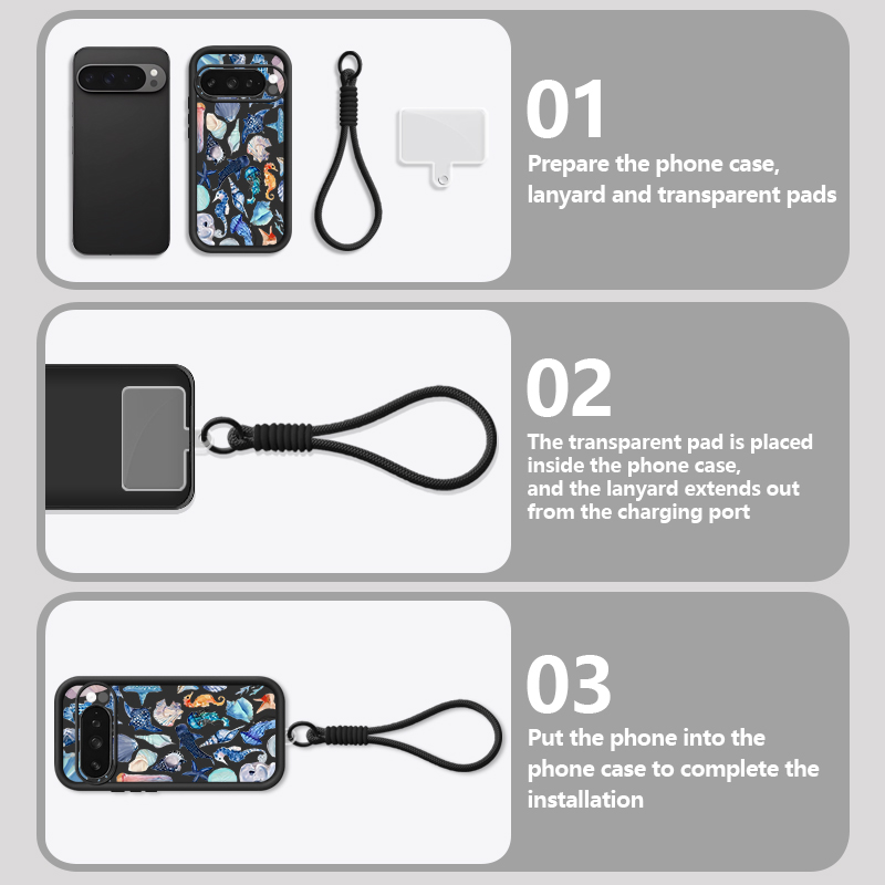 Shark Ocean Patterned TPU Phon - đánh giá và giá Phone Cases Pixel 9A