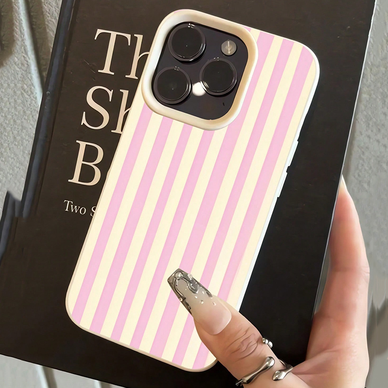 Simple Pink Vertical Striped L - đánh giá và giá Phone Cases Australia