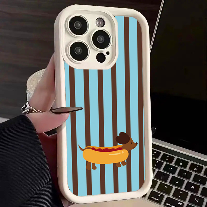 Retro Fun Striped Dachshund Pa - đánh giá và giá Phone Cases Australia