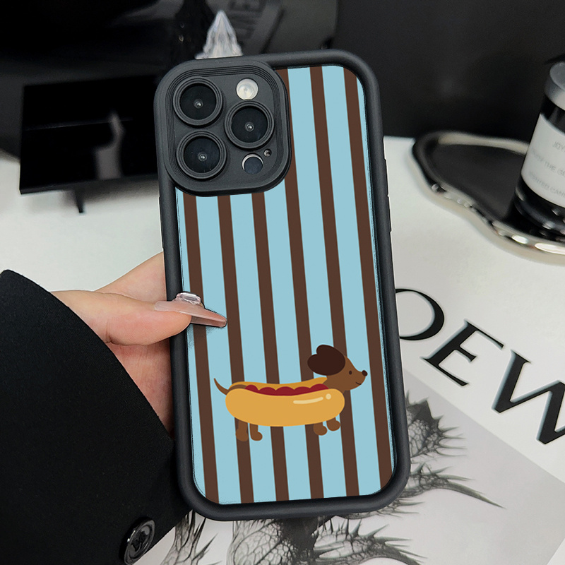 Retro Fun Striped Dachshund Pa - đánh giá và giá Phone Cases Australia