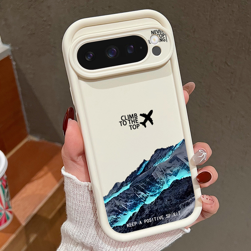 Airplane Snow Mountain Pattern - đánh giá và giá Phone Cases Pixel 9A