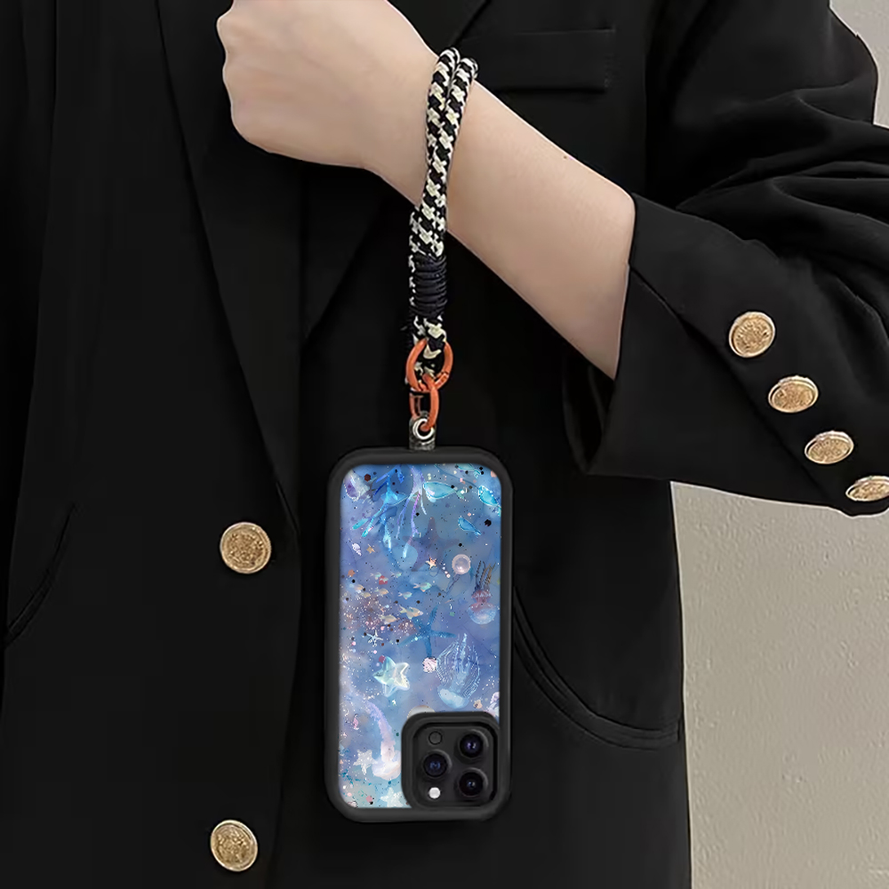 Blue Purple Jellyfish Strap Ro - đánh giá và giá Phone Cases Blue