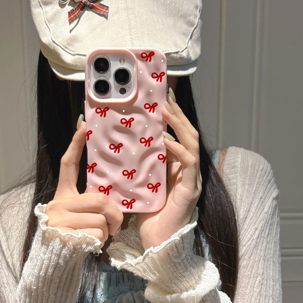3D Water Ripple Red Heart Prin - đánh giá và giá Phone Cases Red
