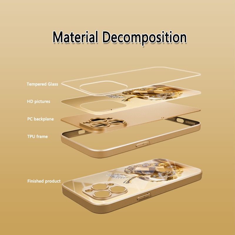 Crystal Diamond Inlaid Golden  - đánh giá và giá Phone Cases Australia