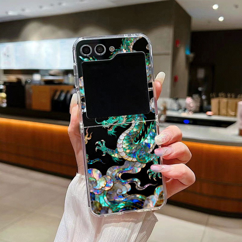Stylish Tiger Dragon Marble Te - đánh giá và giá Phone Cases Z Flip 7
