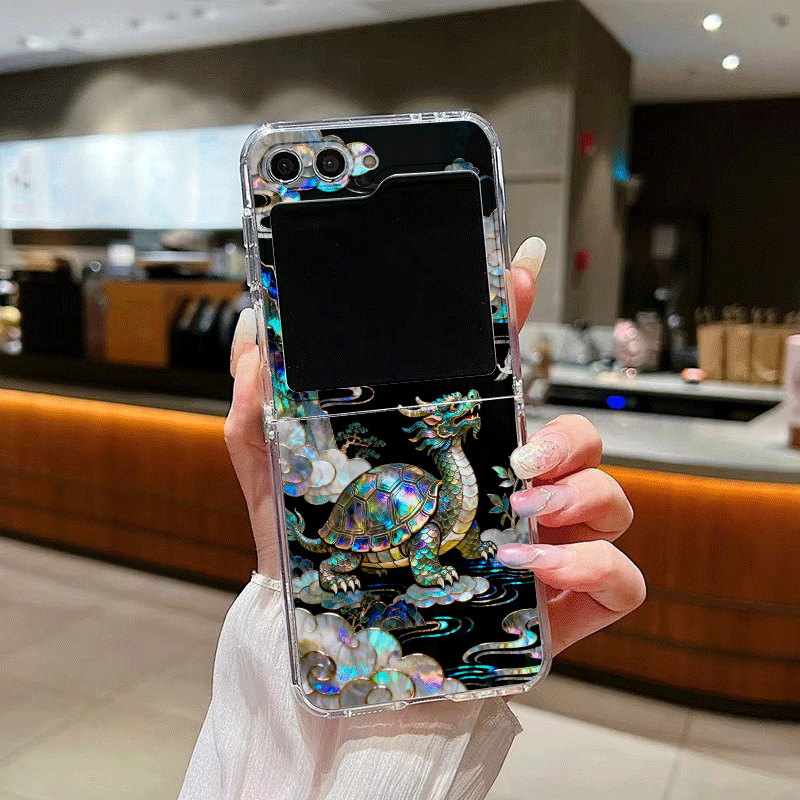 Stylish Tiger Dragon Marble Te - đánh giá và giá Phone Cases Z Flip 7