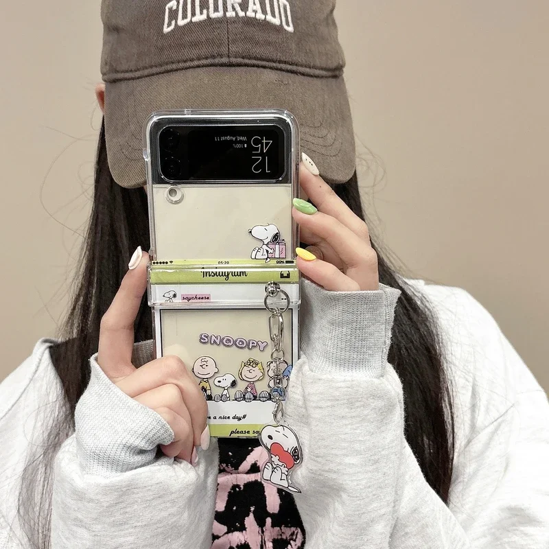 Cute Cartoon Snoopy Charlie Br - đánh giá và giá Phone Cases Z Flip 7