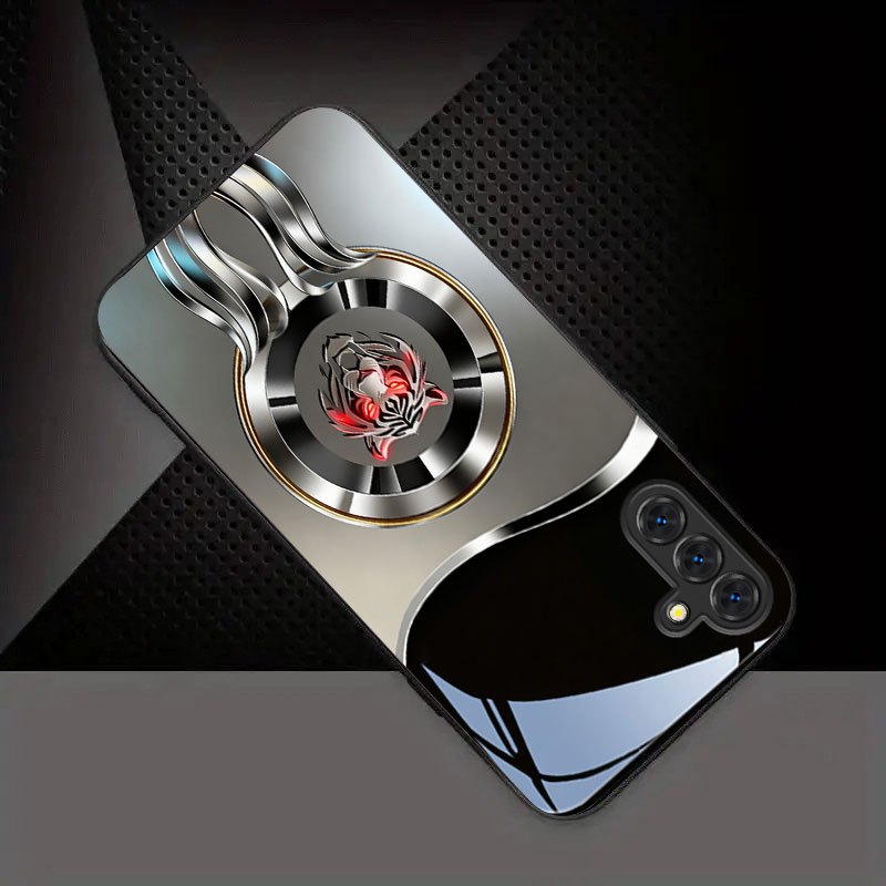 Gold circle red eye tiger logo - đánh giá và giá Phone Cases Red
