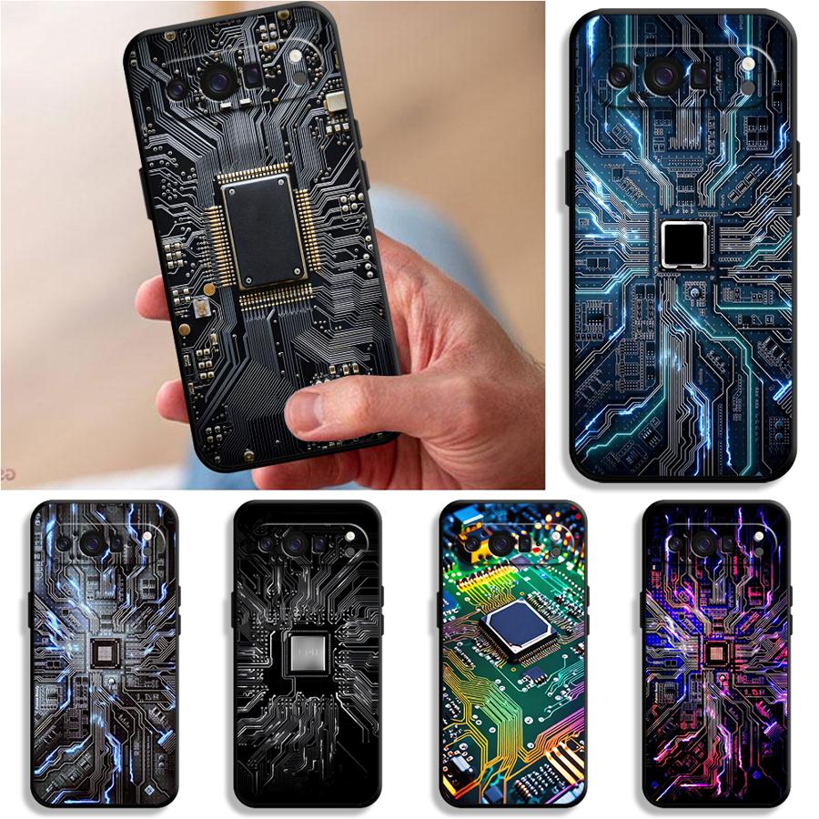 Retro Circuit Board Funda Phon - đánh giá và giá Phone Cases Pixel 9A