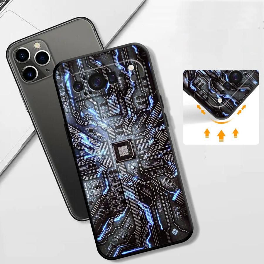 Retro Circuit Board Funda Phon - đánh giá và giá Phone Cases Pixel 9A
